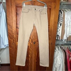 LEVIS VTG. 501 Men's 32Wx36L Button Fly Denim Straight Jeans Timeless Cowboy